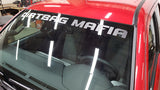 DIRTBAG MAFIA Windshield Banner STRAIGHT