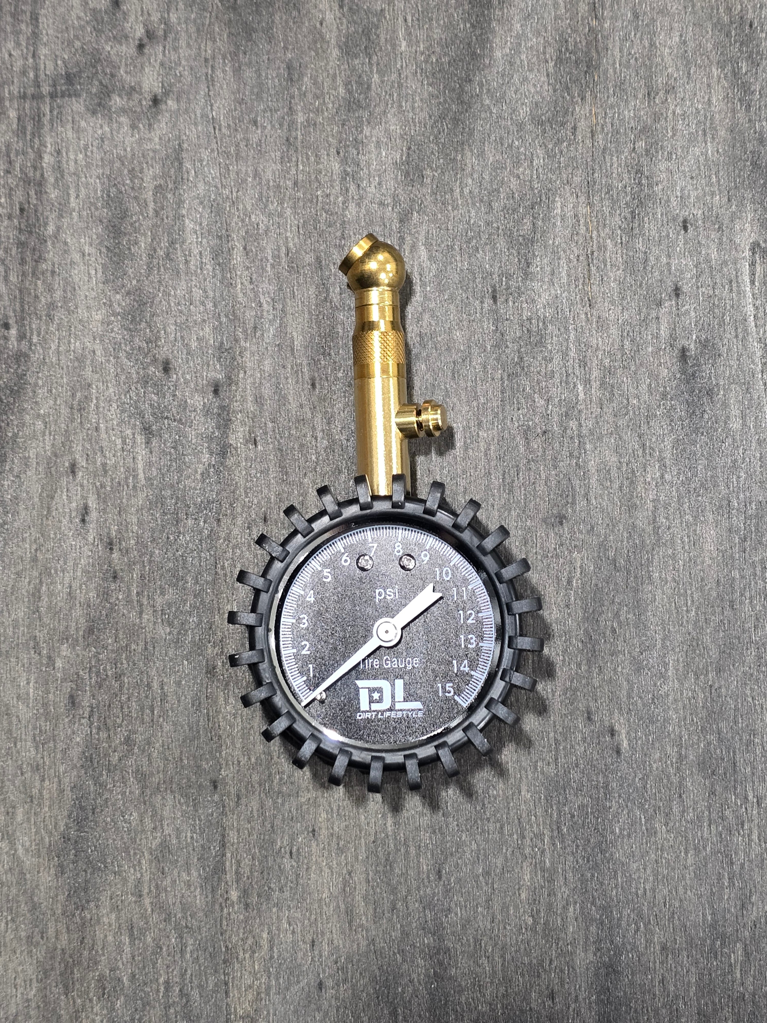 Low Pressure Tire Gauge - 0-15 PSI