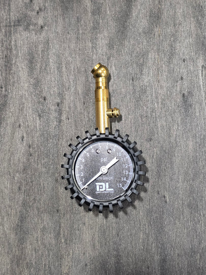 Low Pressure Tire Gauge - 0-15 PSI