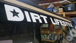 Dirt Lifestyle Windshield Banner